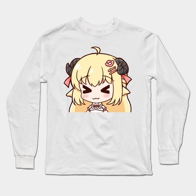 Tsunomaki Watame Chibi Long Sleeve T-Shirt by Kent